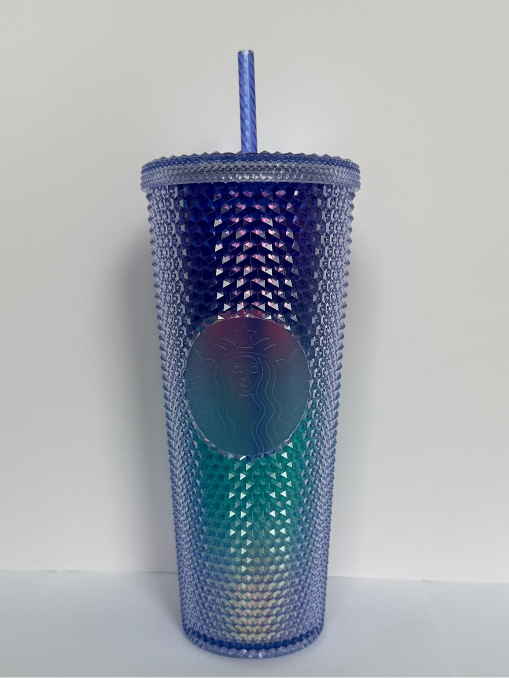 Starbucks Studded Iridescent Tumbler in Purple and Teal